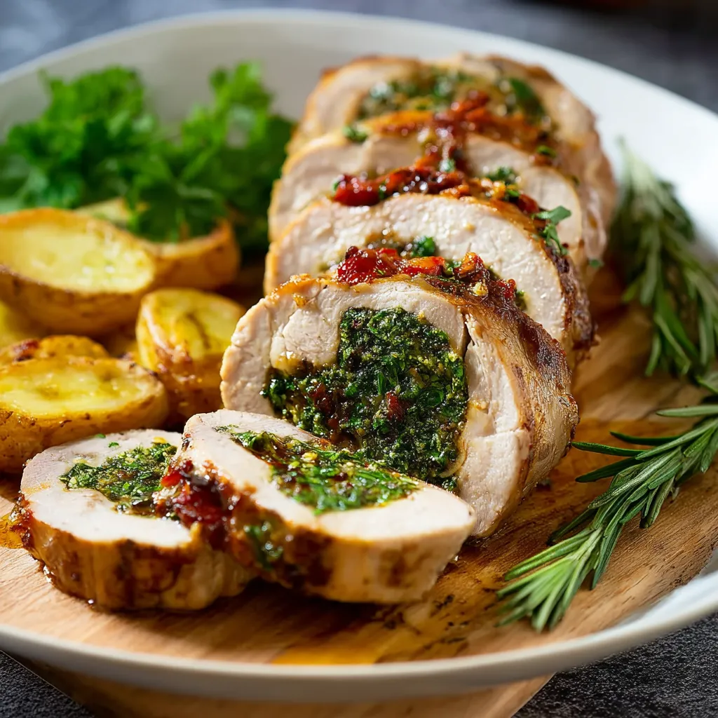 Spinach Mushroom Stuffed Pork Tenderloin is a delicious and savory dish, perfect as a featured image for your recipe inspiration.