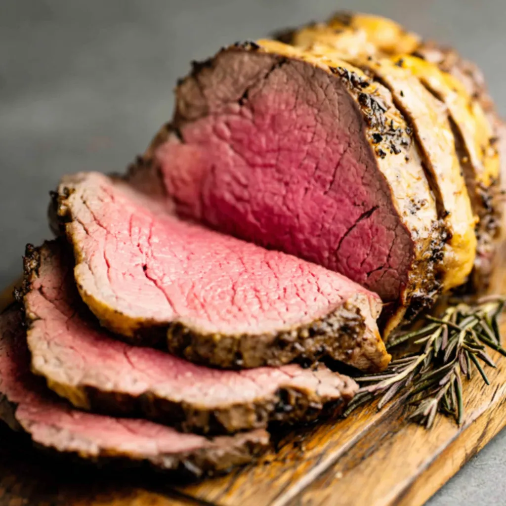 A delicious Beef Tenderloin Roast is showcased as the featured image for the recipe article.