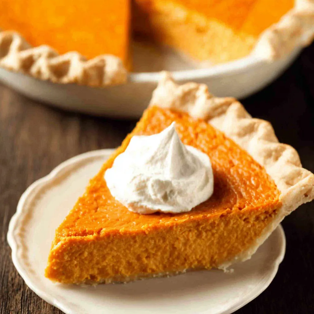 A delicious slice of homemade Pumpkin Pie is displayed as the featured image for this article.