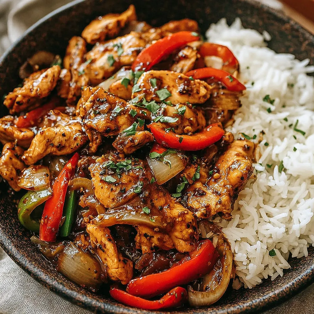 Delicious Black Pepper Chicken is the featured image for this recipe.