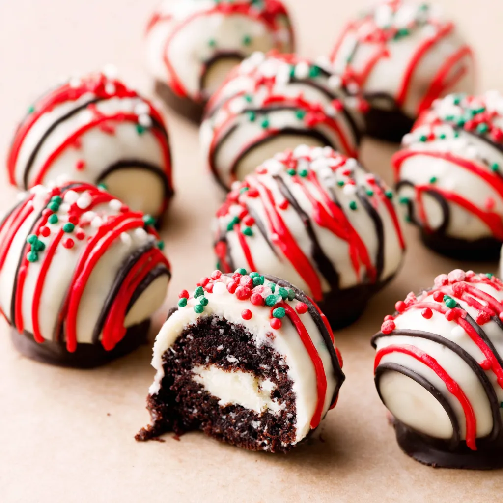 Christmas Tree Cake Truffles are displayed as the featured image for a holiday dessert recipe.