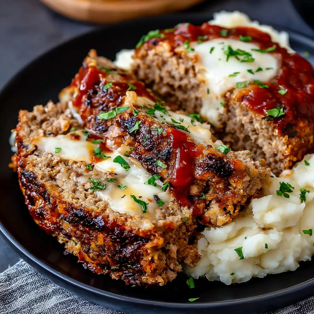 A delicious, freshly baked Meatloaf is displayed as the featured image for the recipe.