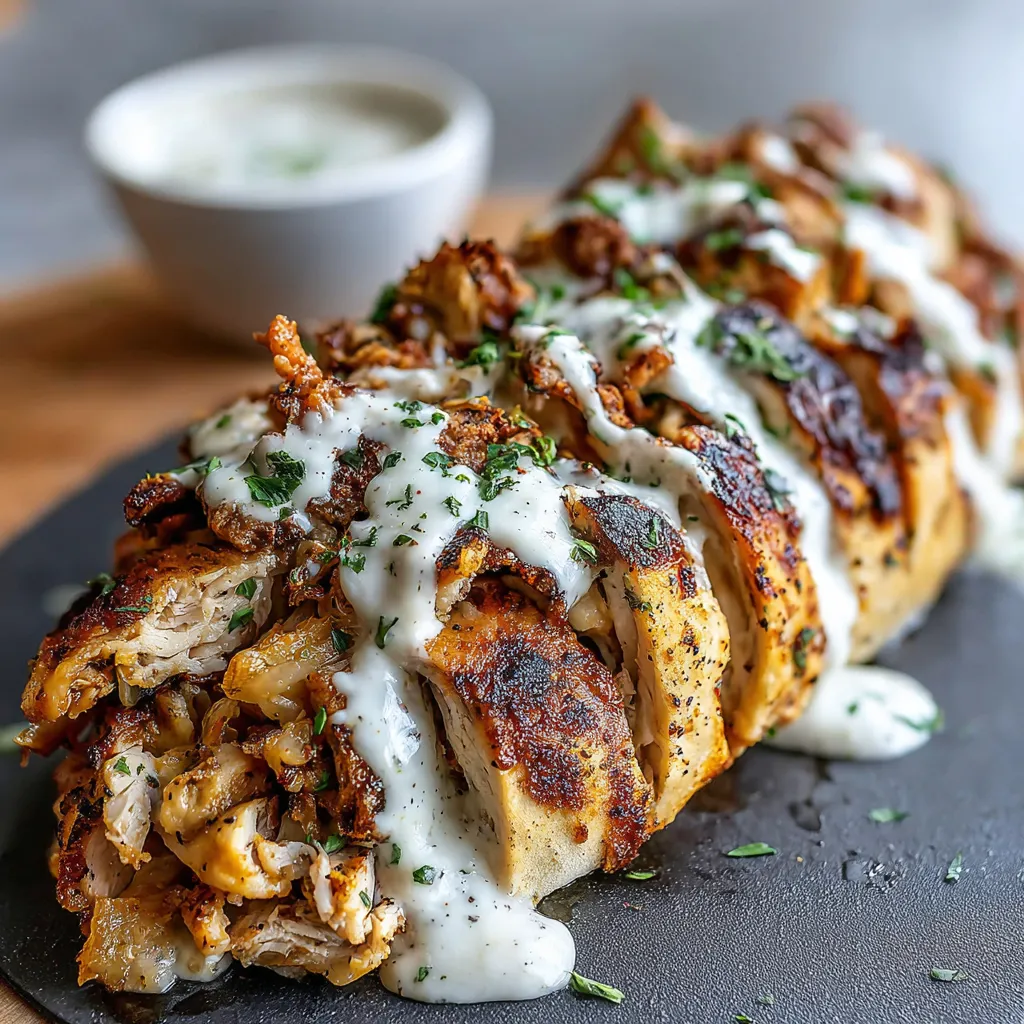 A delicious Chicken Shawarma is presented as a featured image.