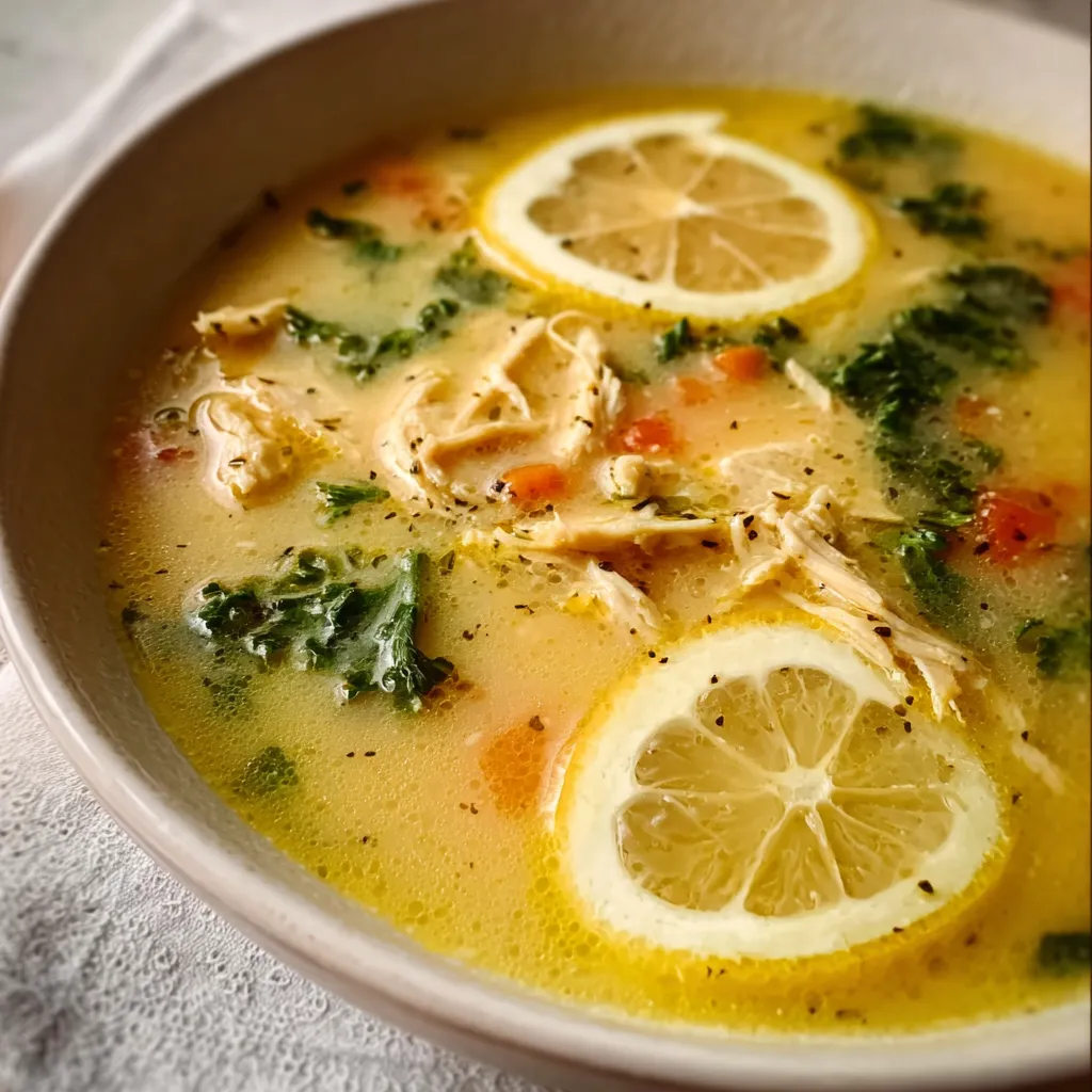 Greek Lemon Chicken Soup Avgolemono is pictured as the featured image for a recipe article.