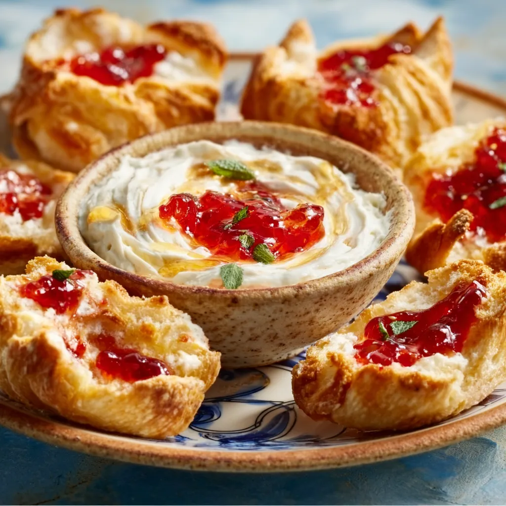 Pepper Jelly Cream Cheese Appetizer featured image showcasing the simple and delicious party snack.