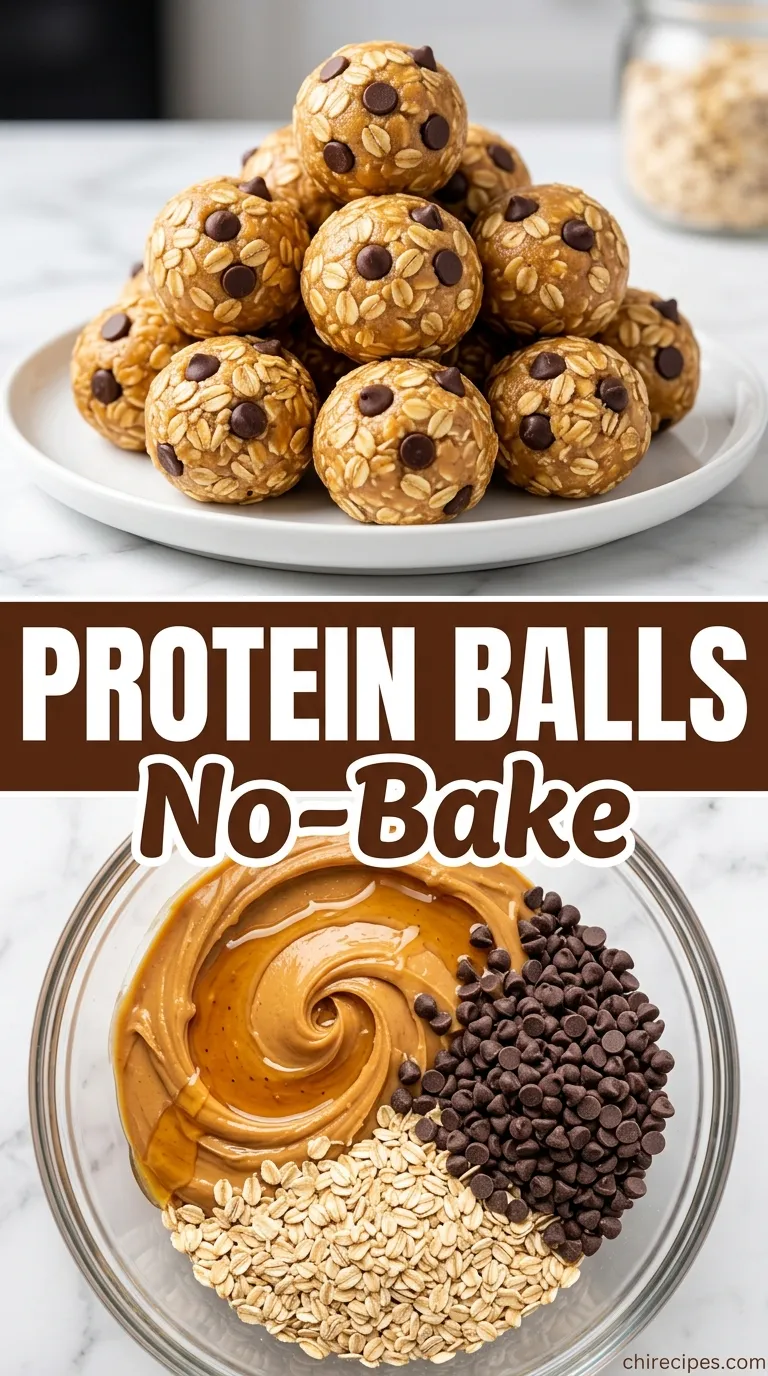 Chocolate Peanut Butter Protein Balls Recipe
