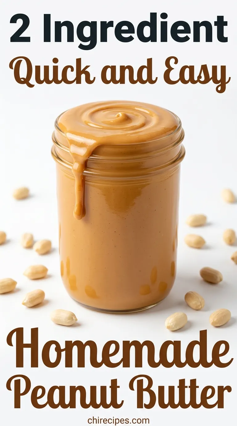 Homemade Peanut Butter Recipe