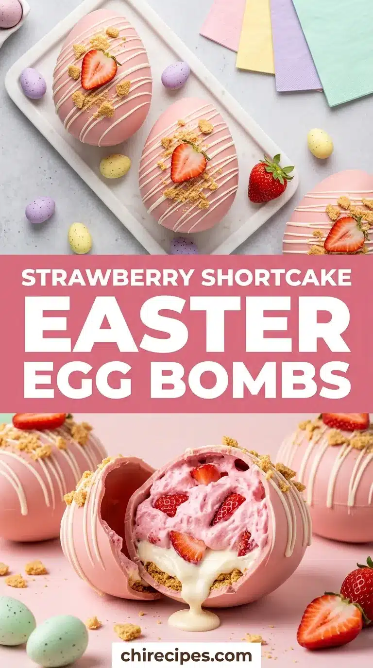 Strawberry Shortcake Easter Egg Bombs Recipe