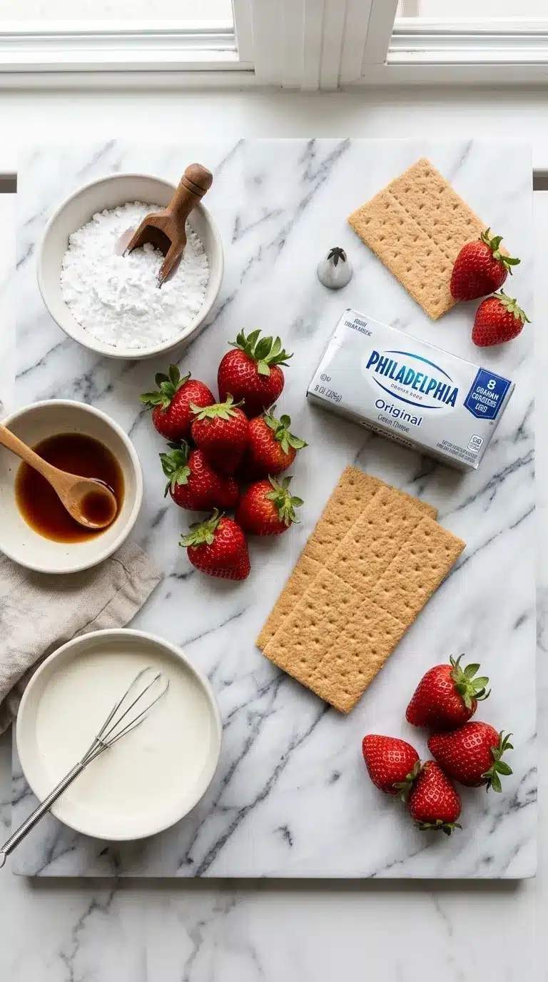 Deviled Strawberries Ingredients