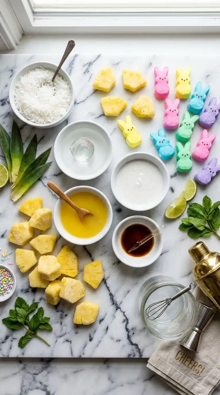 Easter Bunny Colada Ingredients