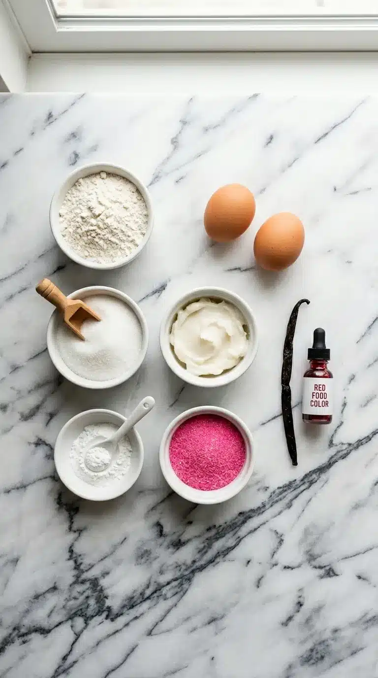 Mexican Pink Cookies Ingredients