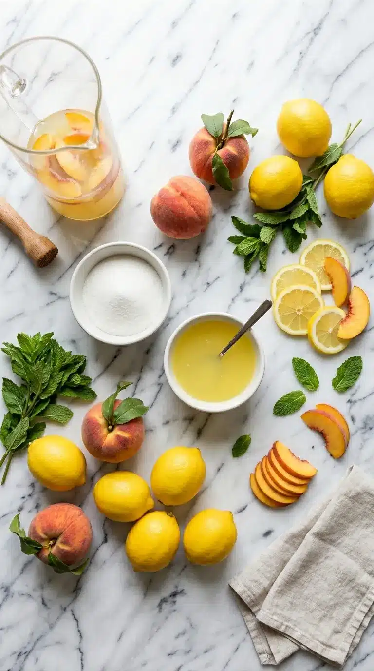 Peach Lemonade Ingredients