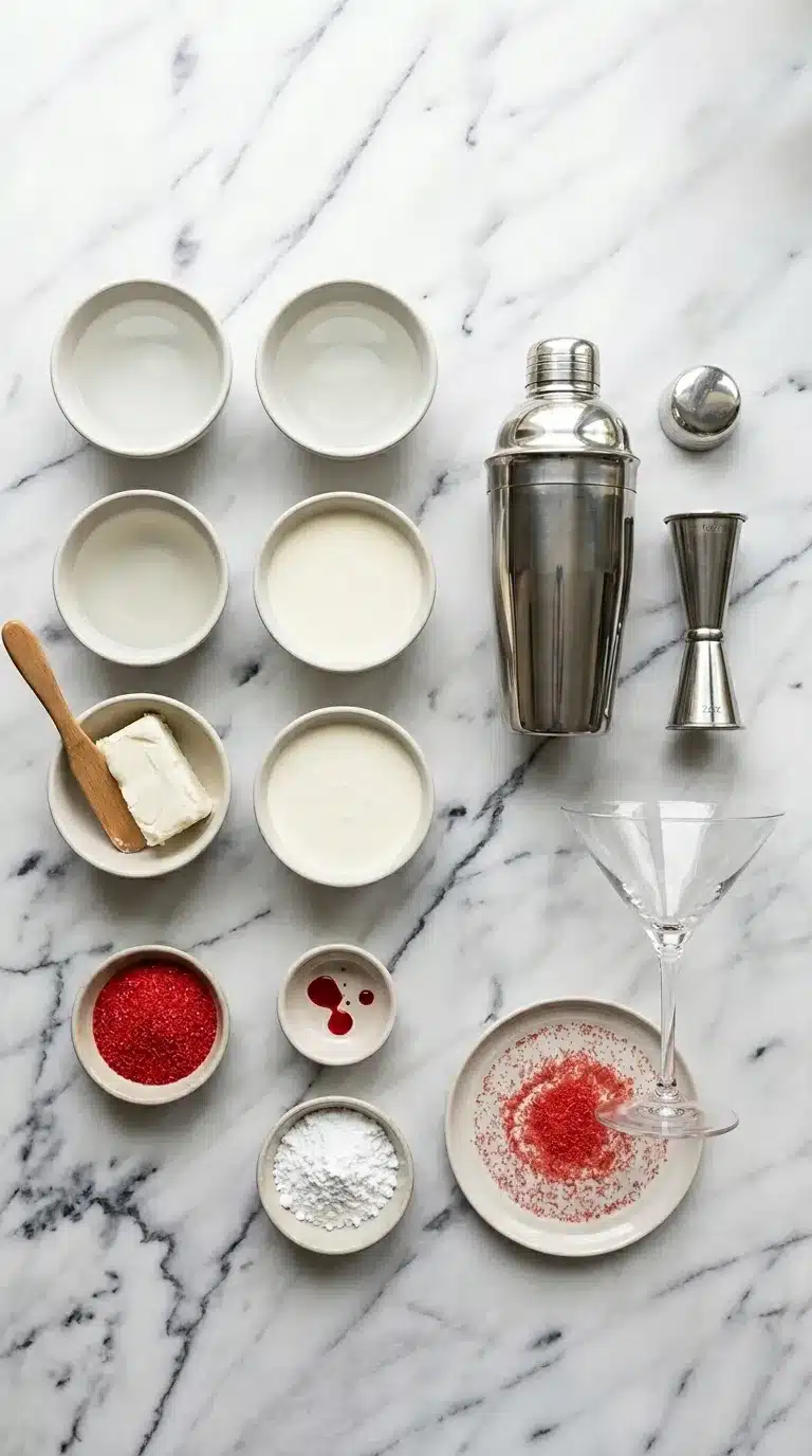 Red Velvet Martini Ingredients