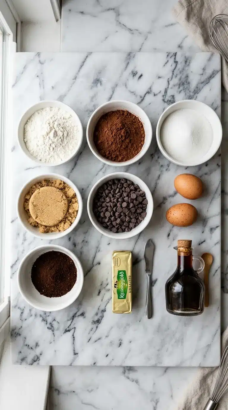 Brownie Cupcakes Ingredients