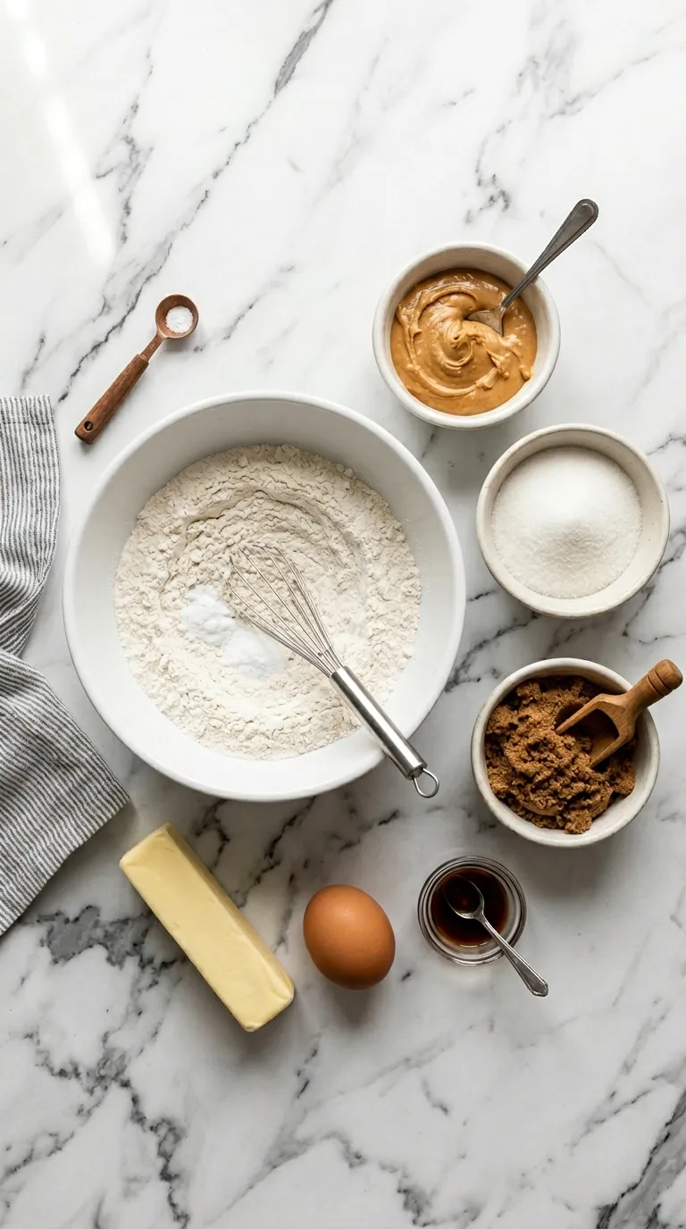 Old Fashioned Peanut Butter Cookies Ingredients