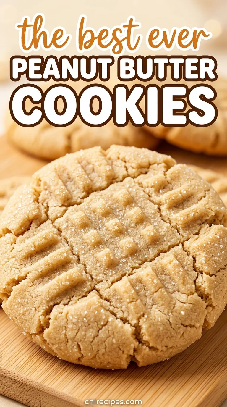 Classic Peanut Butter Cookie Golden Brown - Snack Fast Recipe