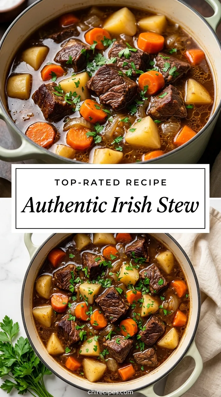 Authentic Irish Stew With Tender Beef - Warm Up Recipe