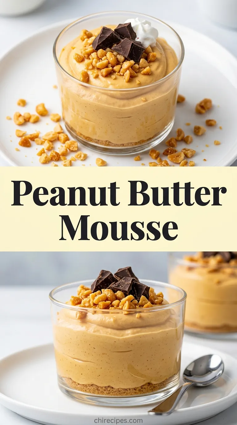 Peanut Butter Mousse Light And Airy - End Cravings Recipe