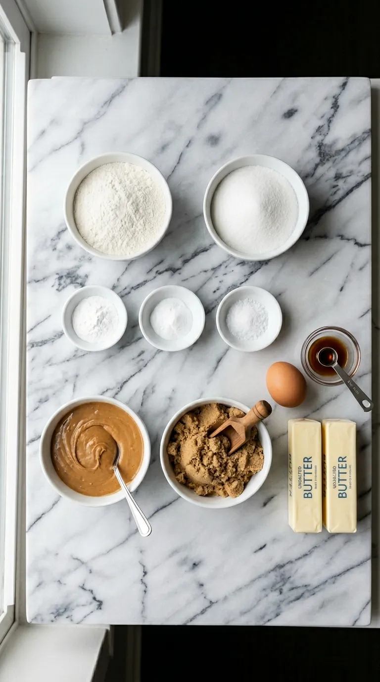 Classic Peanut Butter Cookie Golden Brown - Snack Fast Ingredients